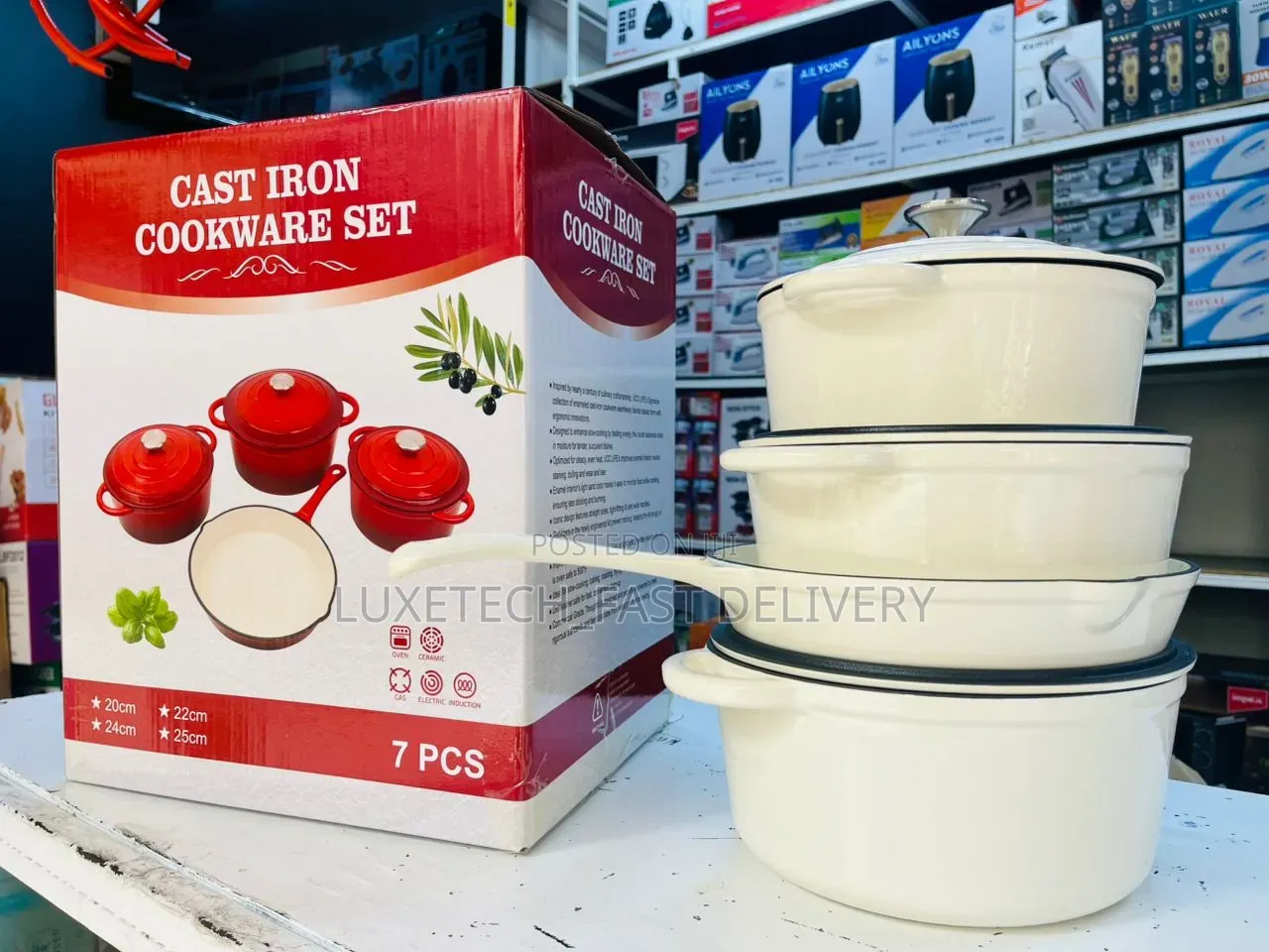 High Quality Enameled Cast Iron Cookware Set