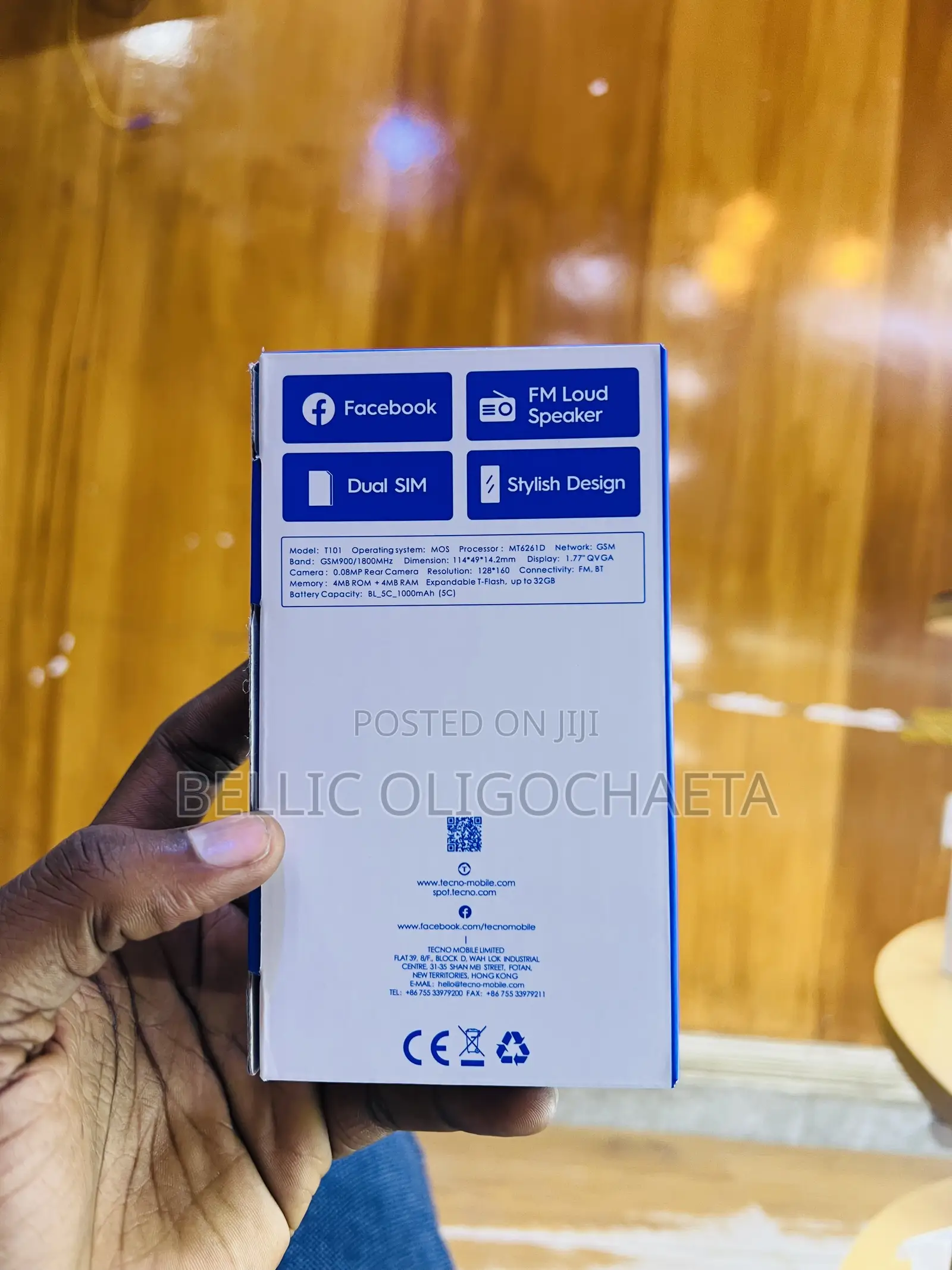 New Tecno T101 Black