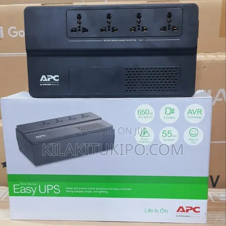 650va 350w Apc Easy Ups Battery Backup