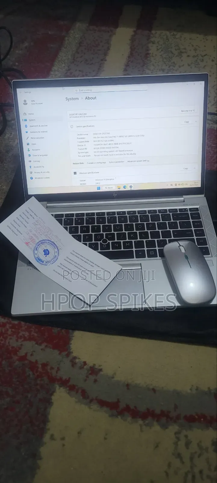 New Laptop HP EliteBook 840 G8 16GB Intel Core i7 SSD 512GB