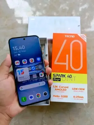 New Tecno Spark 40 Pro+ 256 GB Black