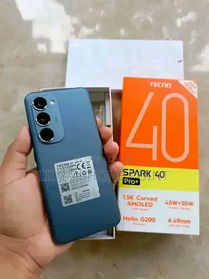 New Tecno Spark 40 Pro+ 256 GB Black