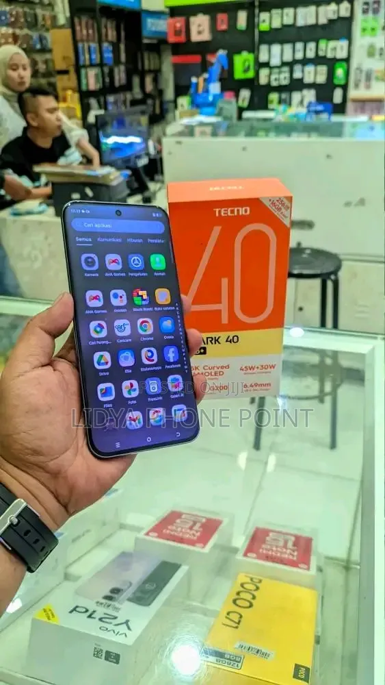 New Tecno Spark 40 Pro+ 256 GB Black