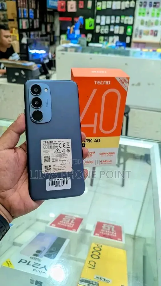 New Tecno Spark 40 Pro+ 256 GB Black