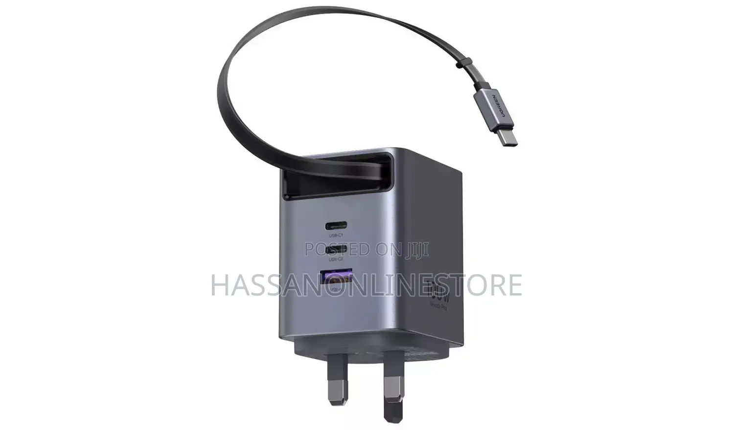 Ugreen Nexode 100w Charger With Retractable Usb-C Cable