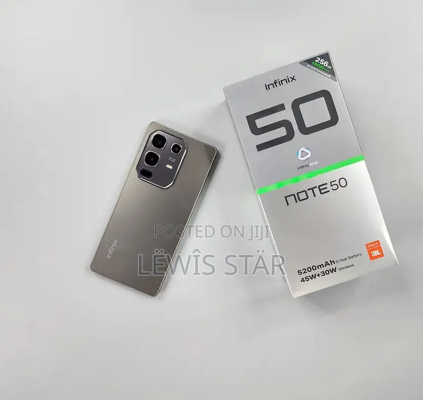 New Infinix Note 50 4G 256 GB Bronze