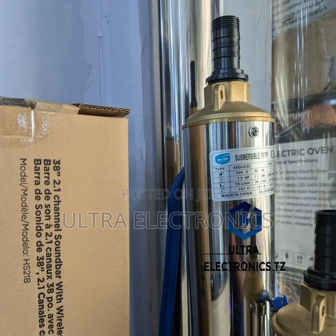Mr Uk Submersible Water Pump With 1.5 Hp and 1.1 Kw