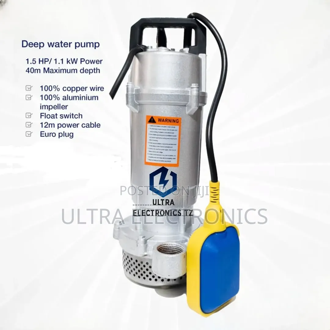 Mr Uk Deep Pump/ Sewage Pump With 1.5 Hp and 1.1 Kw  