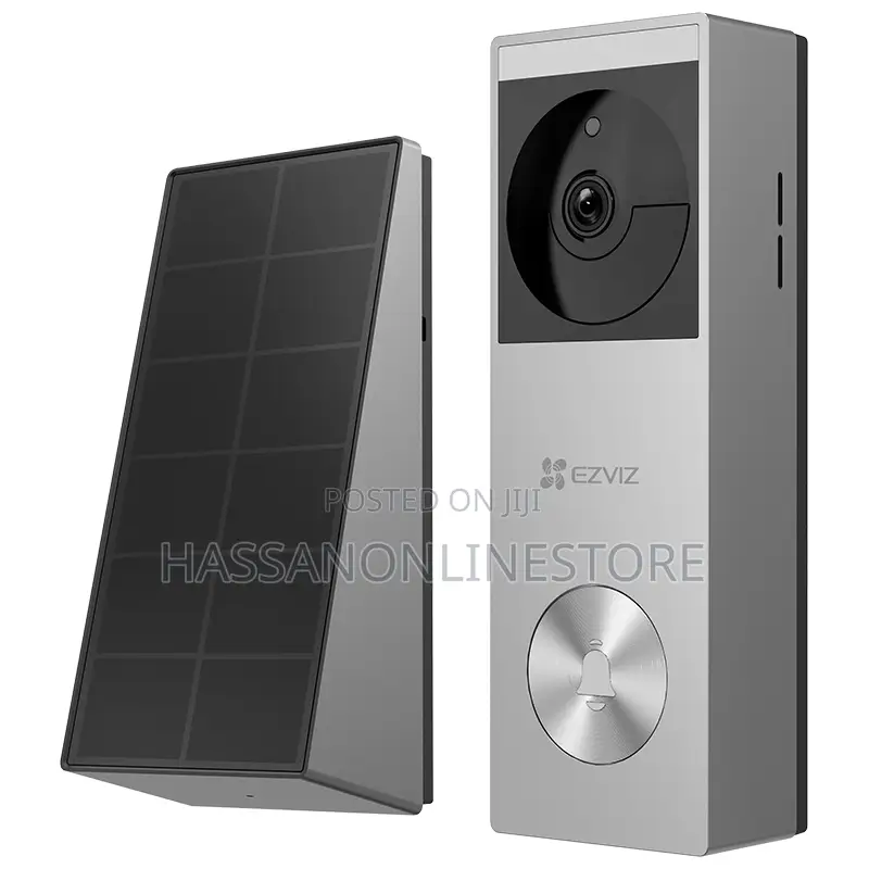 Ezviz Hp3 Pro Battery-powered Video Doorbell With Solar Panel