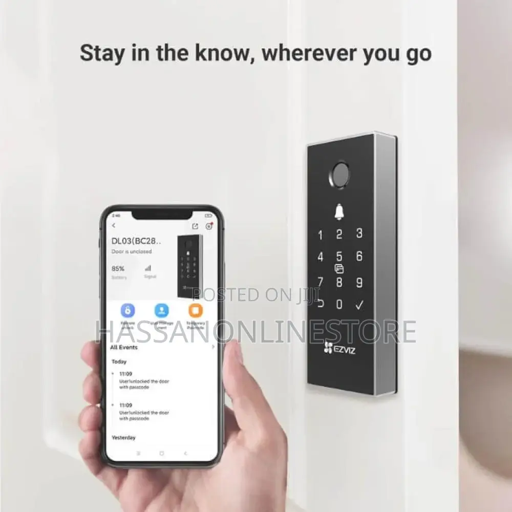 Ezviz Dl03 Smart Lock With Fingerprint, Password, And App Control