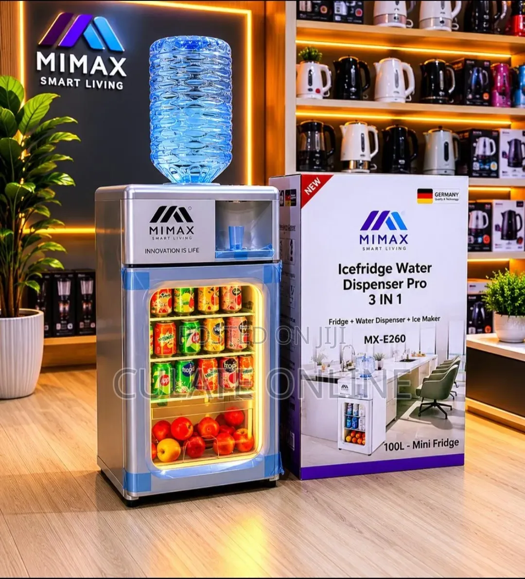 Mimax 3 In 1 Icefridge Water Dispenser Pro - Mxe260