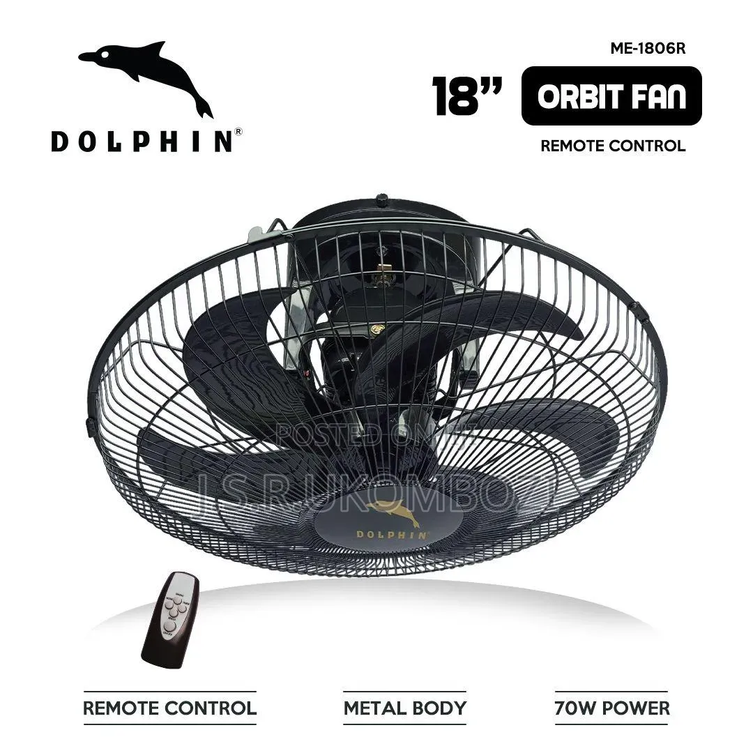 Dolphin Orbit Fan 18 70w With Remote Control
