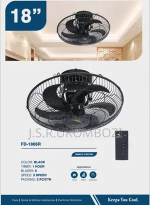 Dolphin Orbit Fan 18 70w With Remote Control