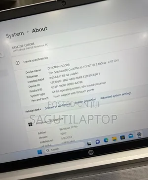 Laptop HP ProBook 640 G8 8GB Intel Core i5 SSD 256GB