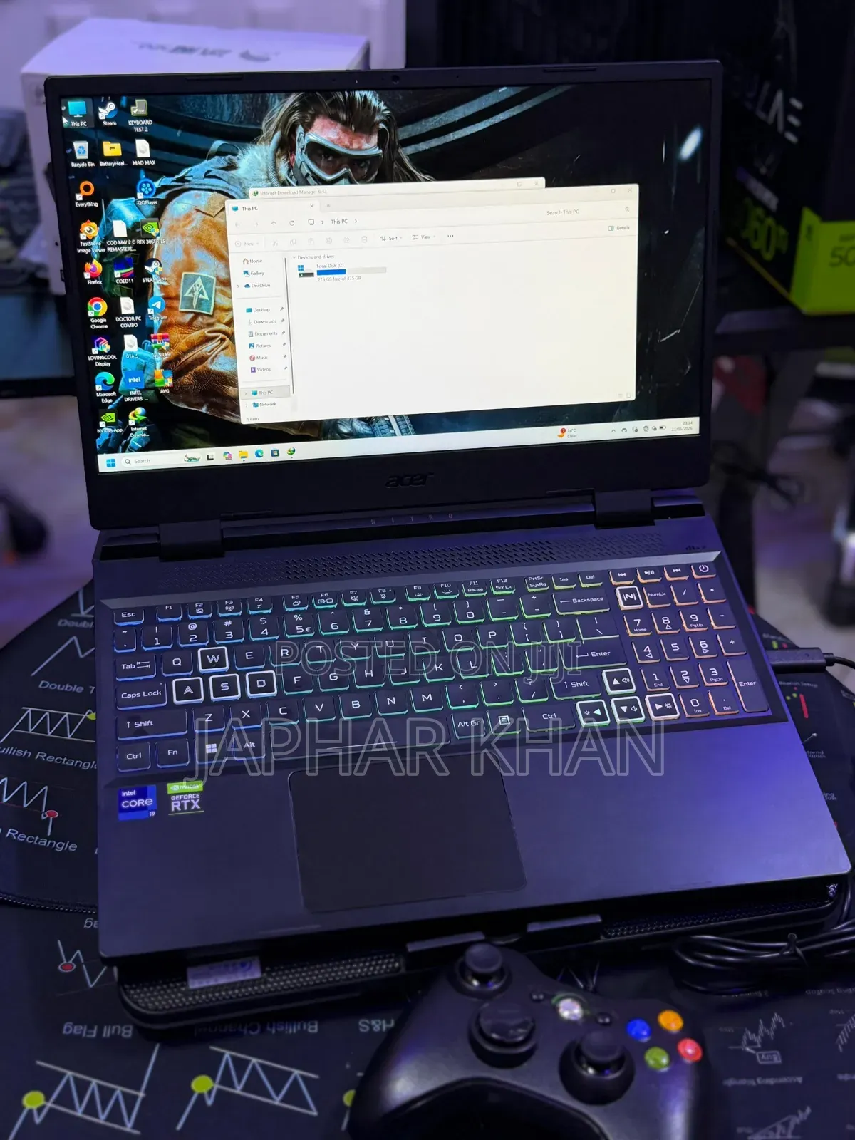 Laptop Acer Nitro 5 16GB Intel Core i9 SSD 512GB