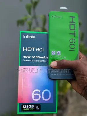 New Infinix Hot 60i 128 GB Black