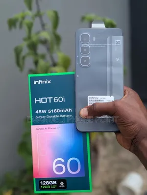 New Infinix Hot 60i 128 GB Black