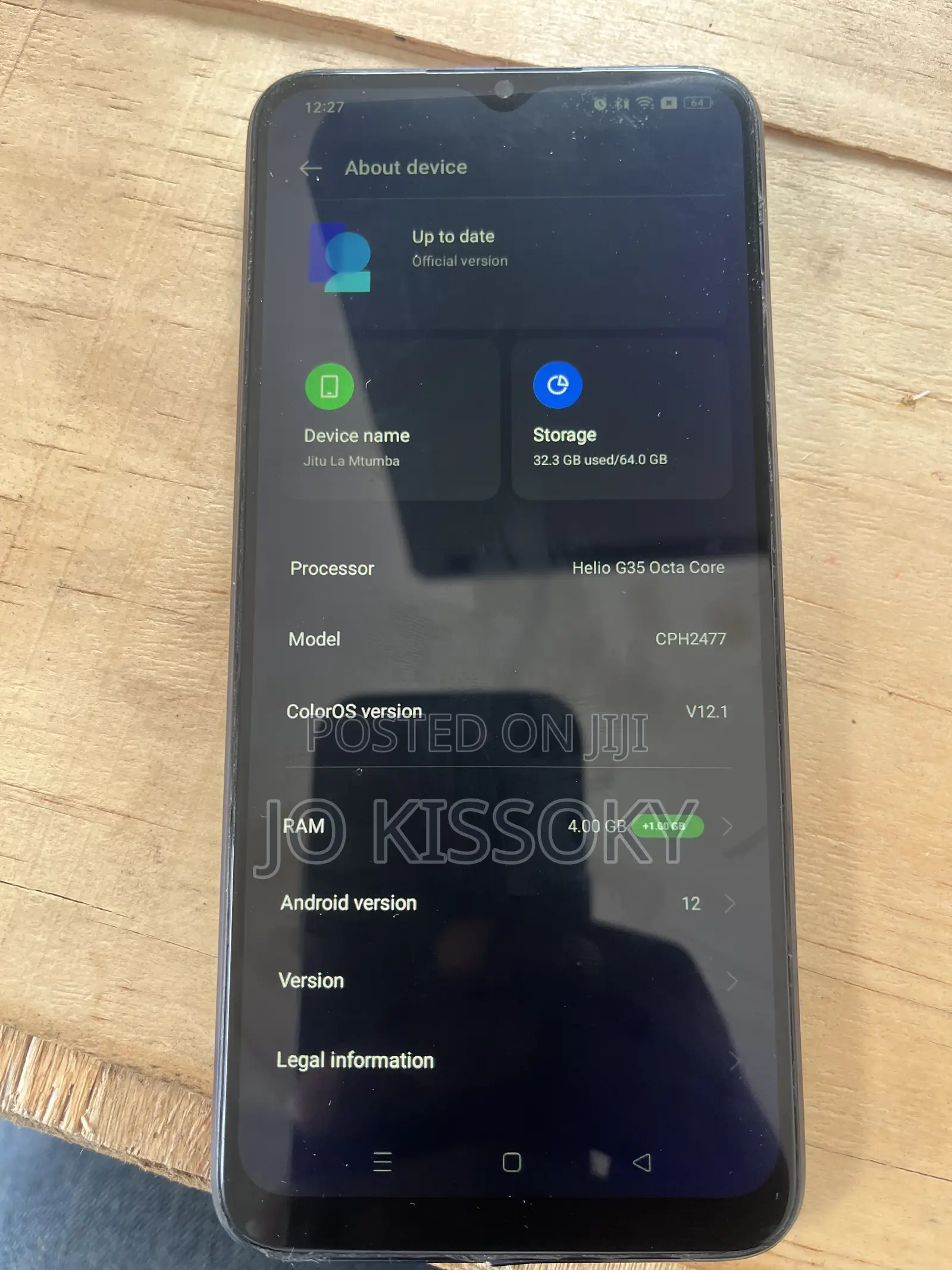 Oppo A17 64 GB Blue