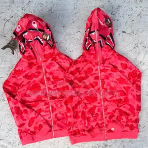 Camo Shark Full Zip Up Hoodies Collection