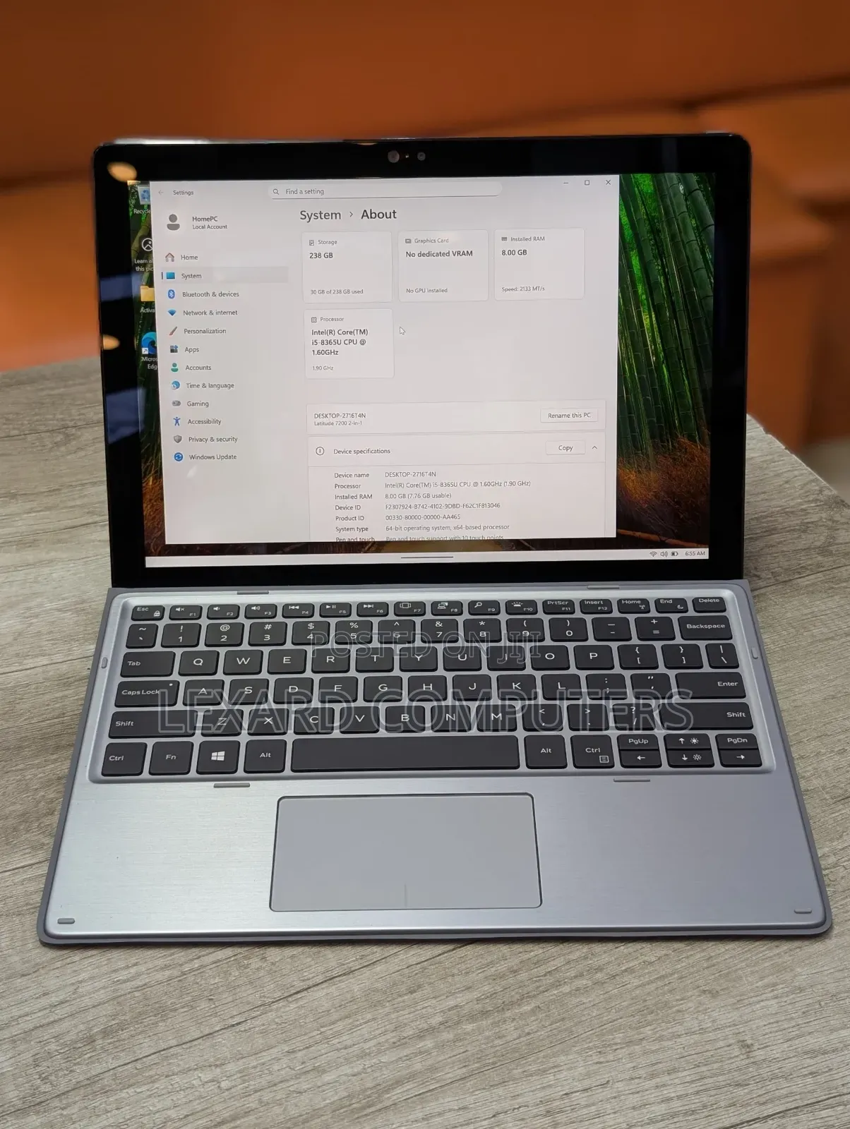 Laptop Dell Latitude 7200 2-in-1 8GB Intel Core i5 SSD 256GB