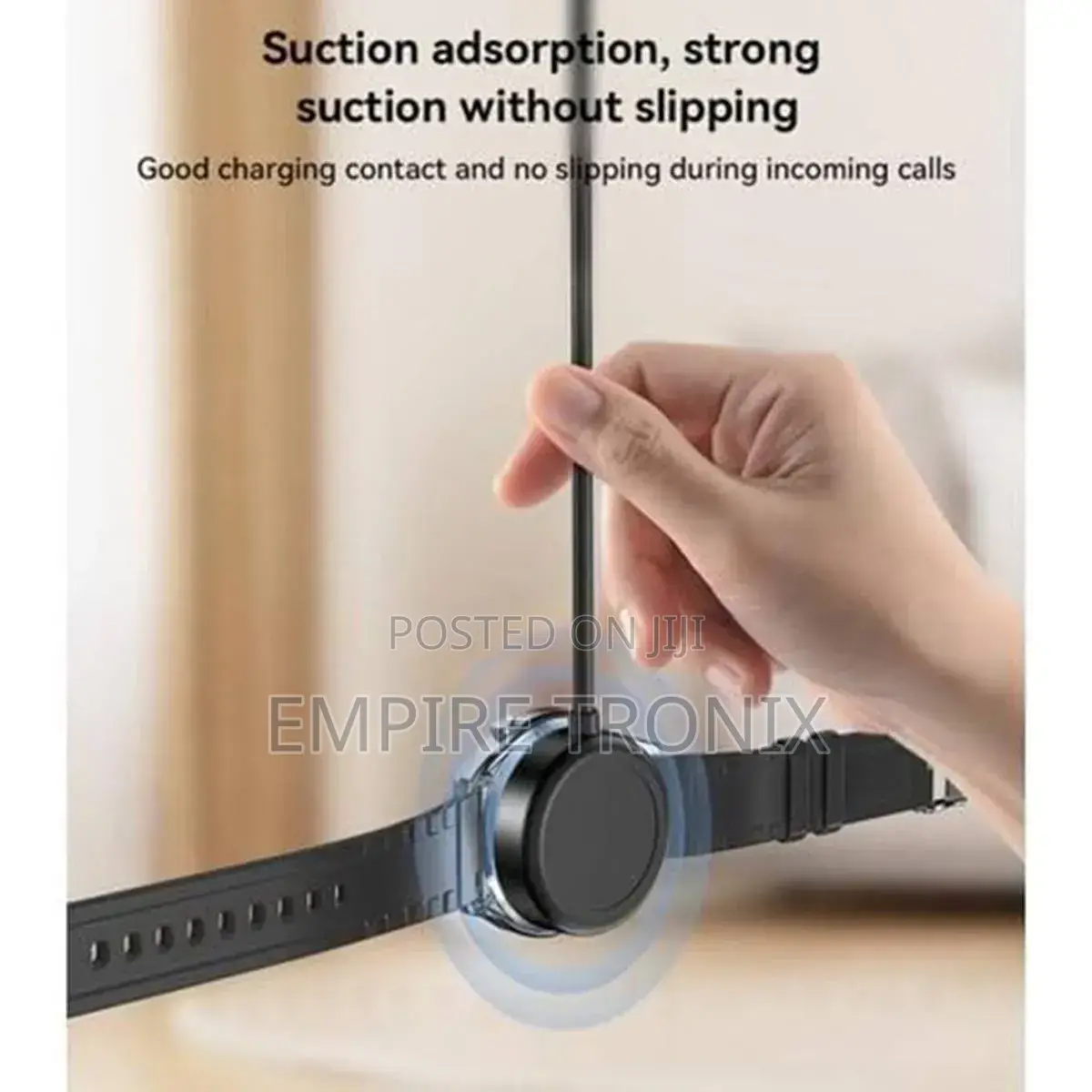 Yesido Type-C Wireless Magnetic Watch Charger Black
