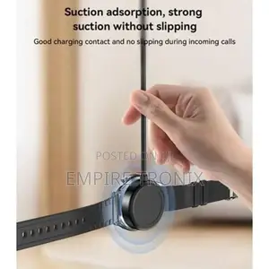 Yesido Type-C Wireless Magnetic Watch Charger Black