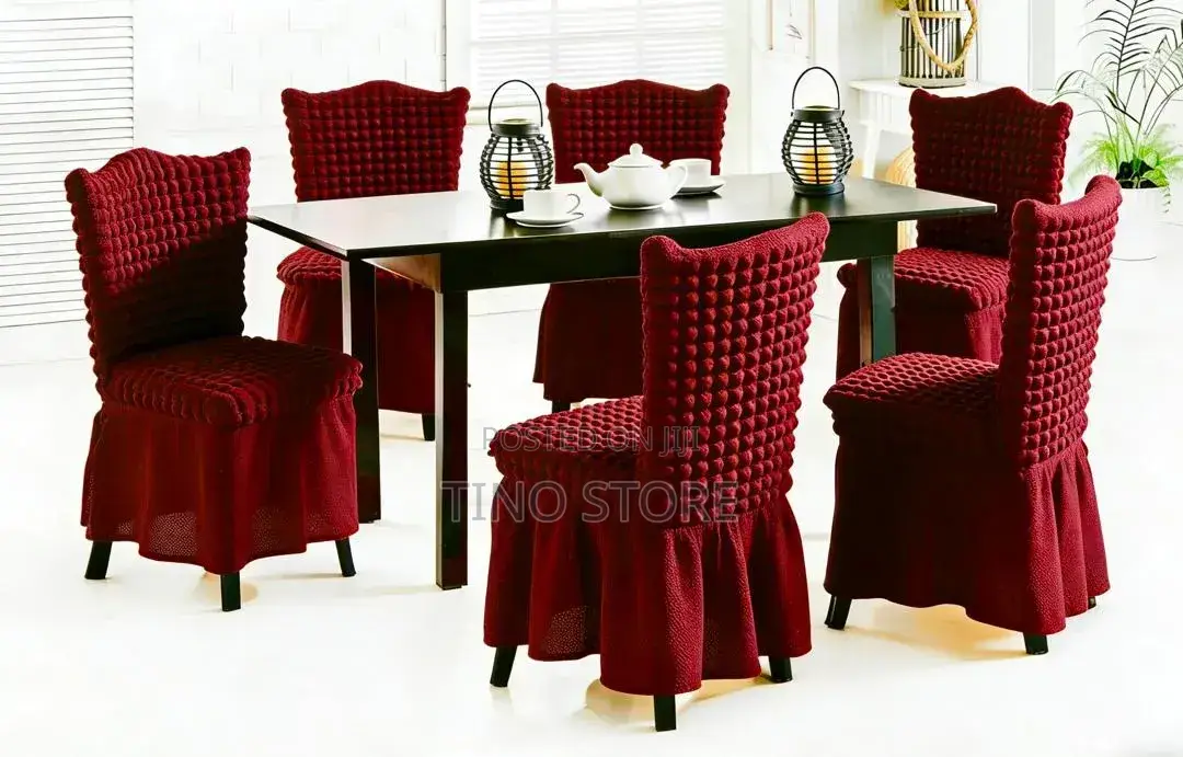 Seersucker Chair Covers 6pc