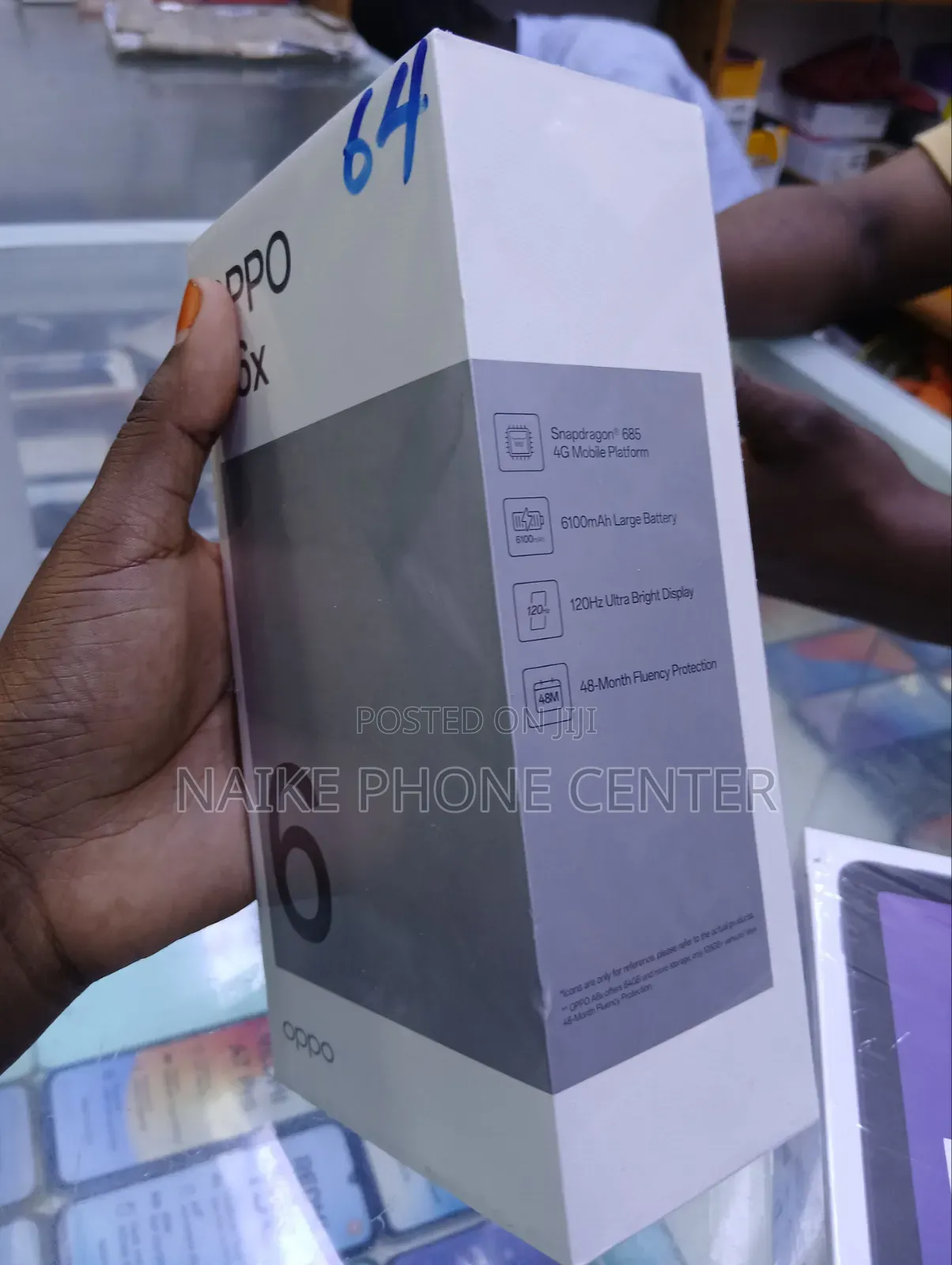 New Oppo A6x 64 GB Blue
