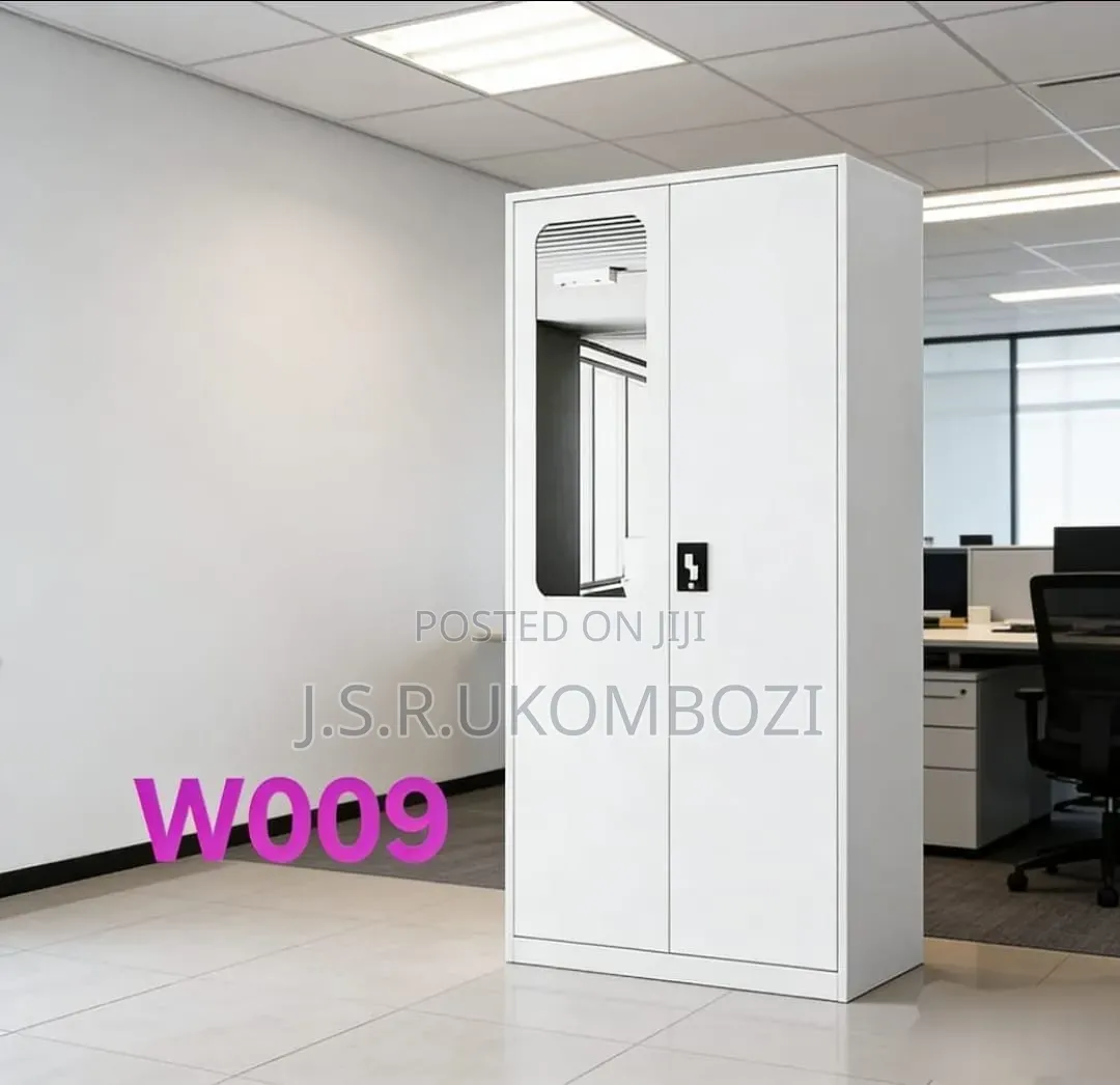 Modern 2-Door Wardrobe With Internal Safe