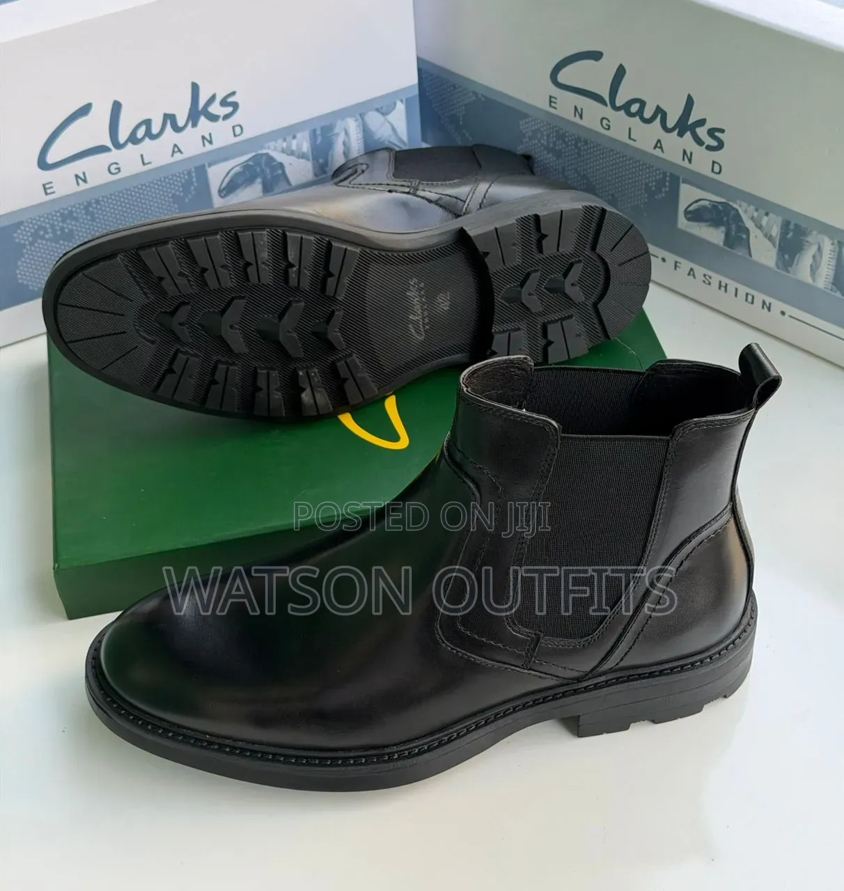 Buti or Clarks Boots Leather Materials Shoes or Footwears High Cutting