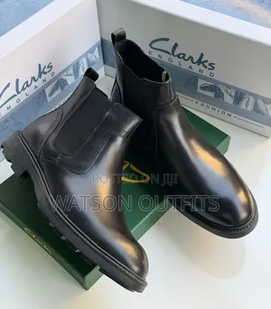 Buti or Clarks Boots Leather Materials Shoes or Footwears High Cutting
