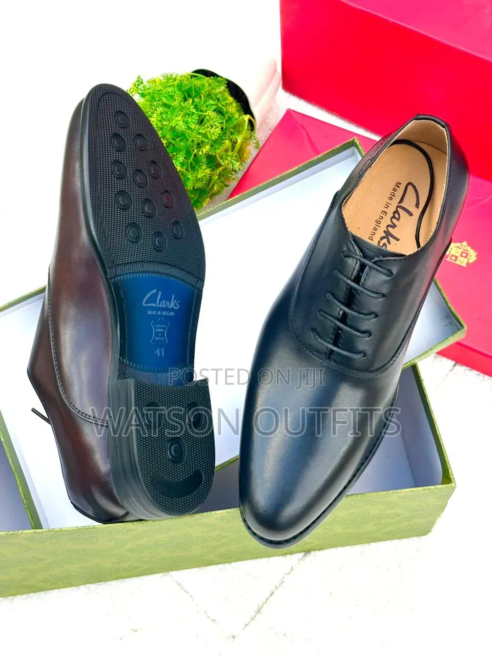 Men's Leather Shoes New and Original 2 Colours Clarks Branded