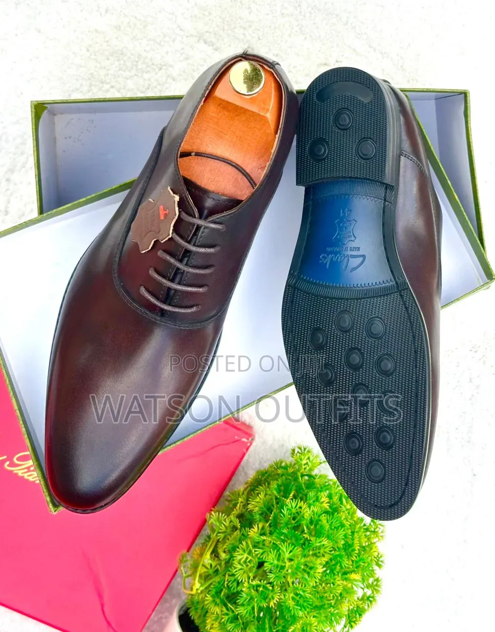 Men's Leather Shoes New and Original 2 Colours Clarks Branded