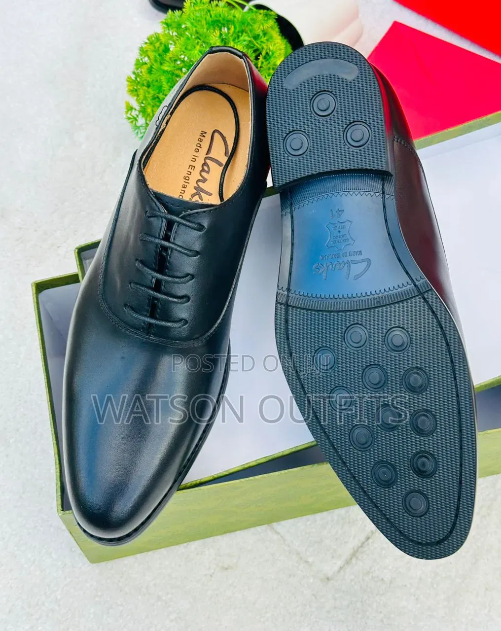 Men's Leather Shoes New and Original 2 Colours Clarks Branded