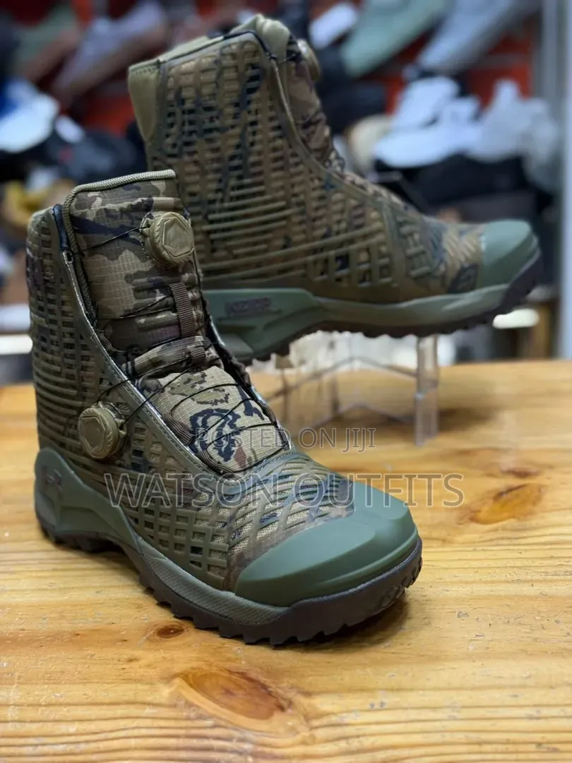 Men's Leather Boot Shoes Under Armour Brand New Original Indeed