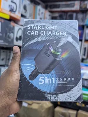 5 in 1 Starlight Car Charger With a Built-in Fragrance Atomizer