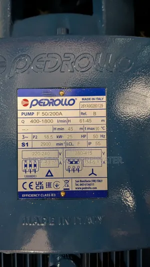 Pedrollo Surface Pump 25hp (2inch×3inch) F50/200a