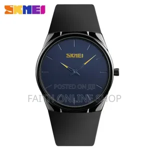 Skmei 1601 Casual Elegant Slim Dial Quartz Watch – 30m Waterproof