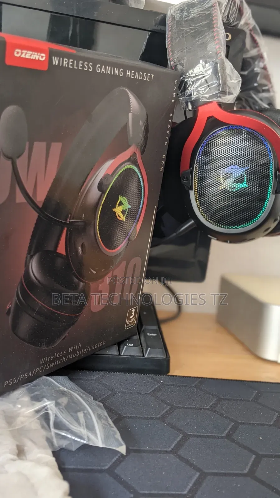 Wireless Gaming Headset No Lag, 3d Sound Technology