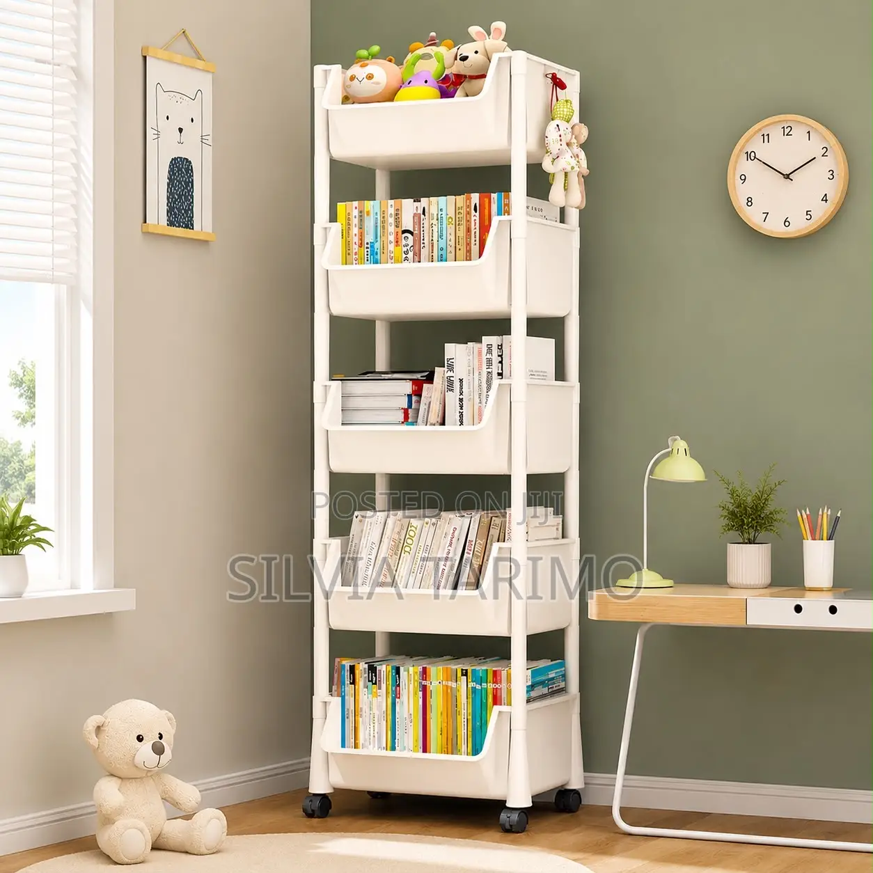 Multipurpose Mobile Storage Rack