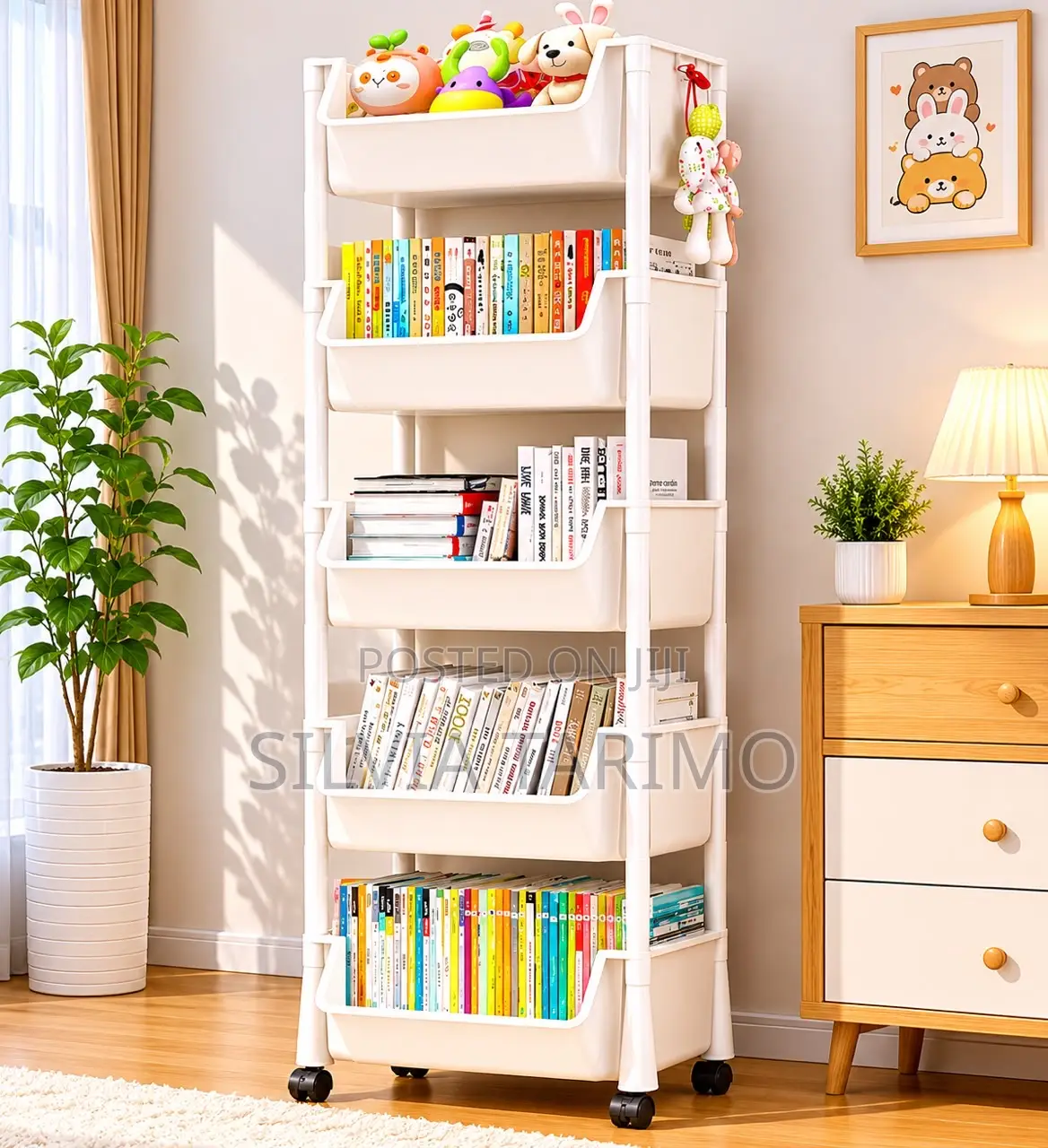 Multipurpose Mobile Storage Rack