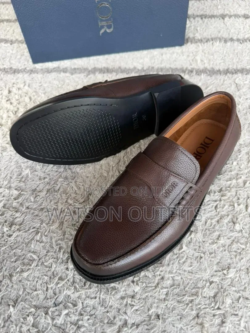 Men's Leather Shoes Black Coffee and Grey Colours Brand New