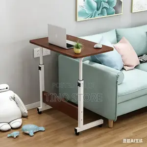 Adjustable Wheels Laptop Table