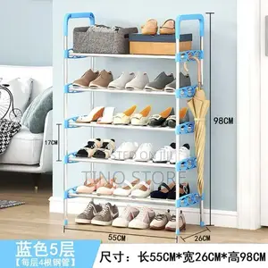 Stendi Ya Viatu Ya Ngazi Tano (5-Tier Multi-Layer Shoe Rack).