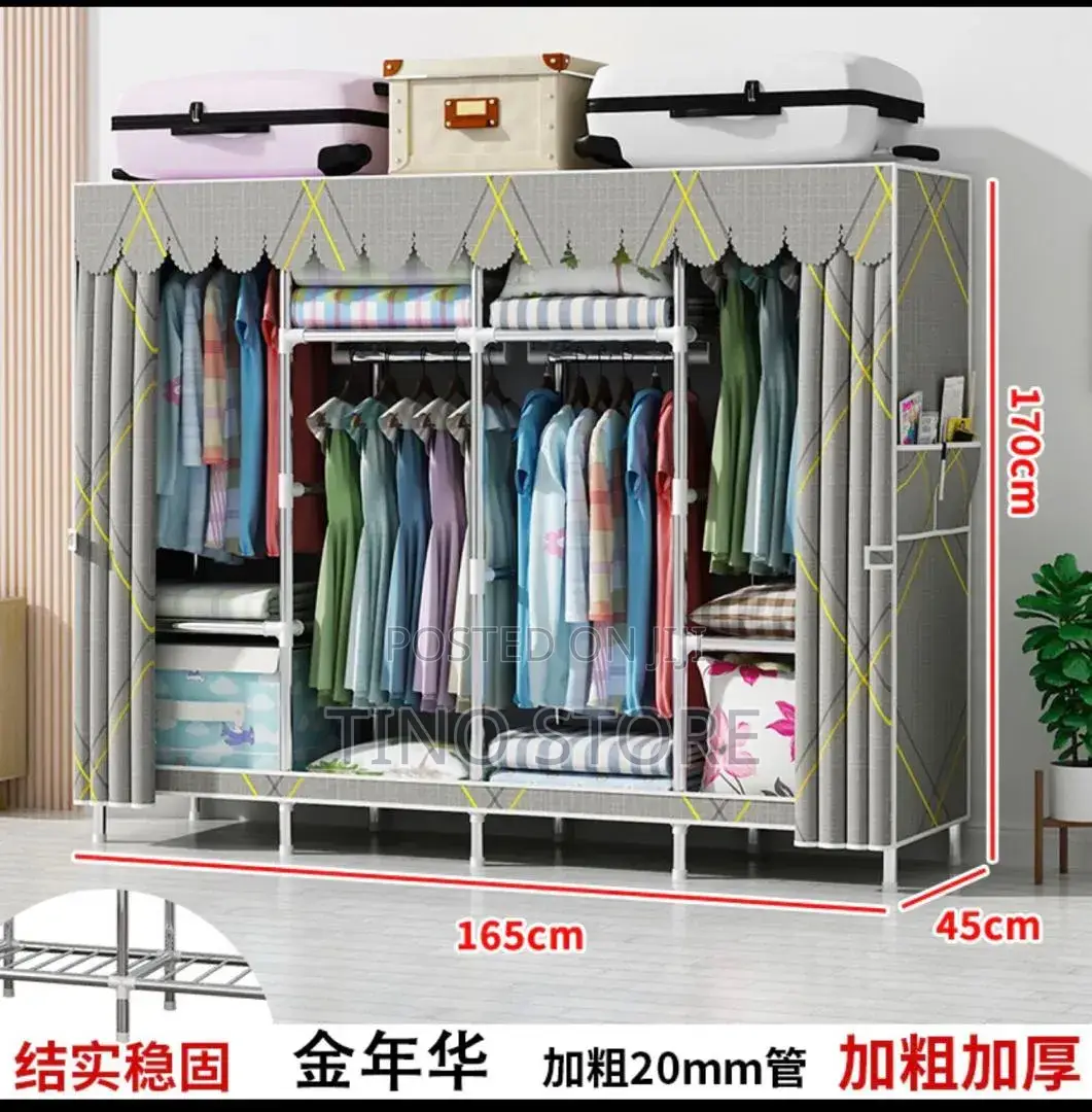 (Portable Fabric Wardrobe / Canvas Clothes Closet