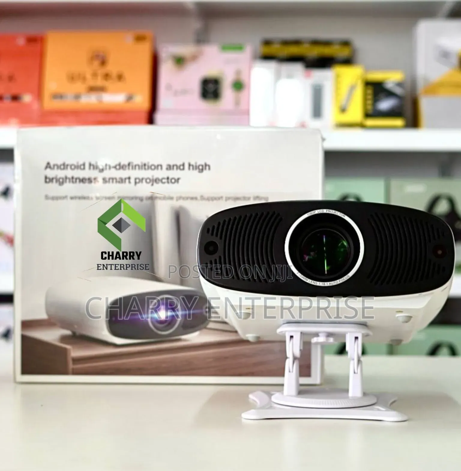 Portable Rechagable Smart Projector
For Business, Home, Office Etc