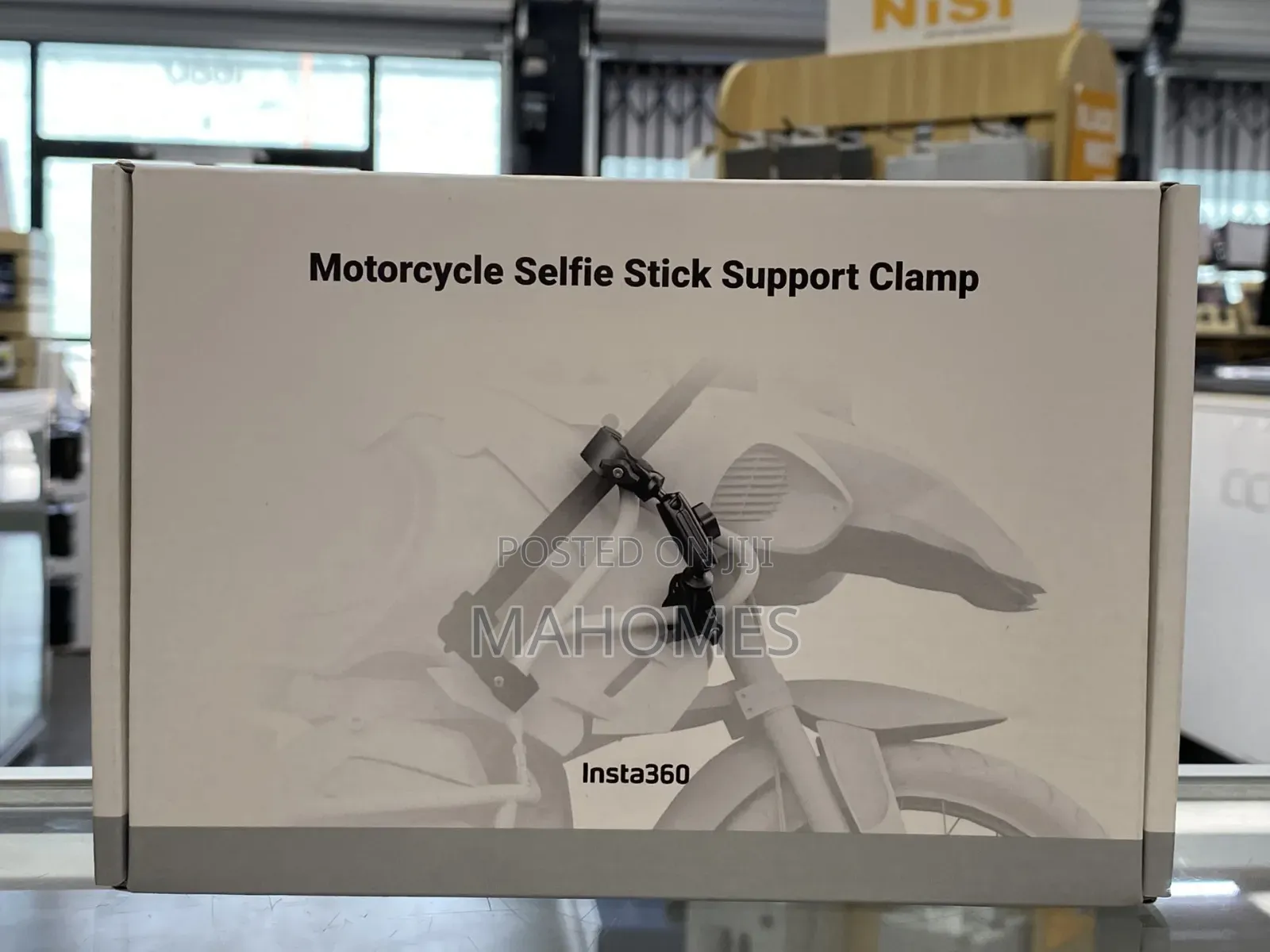 Motorcycle Selfie Stick Support Clamp -