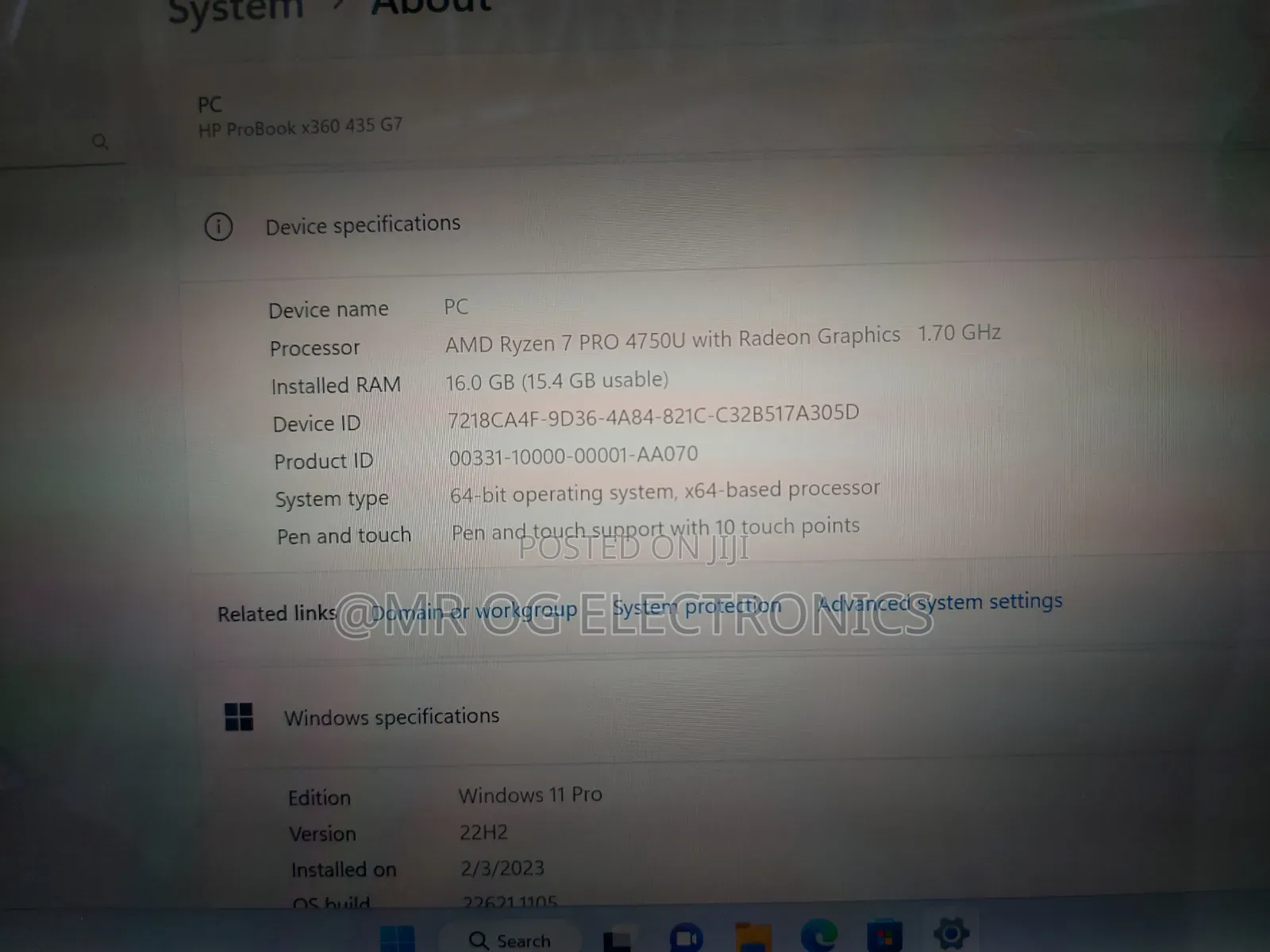Laptop HP ProBook x360 435 G8 16GB AMD Ryzen 7 SSD 256GB