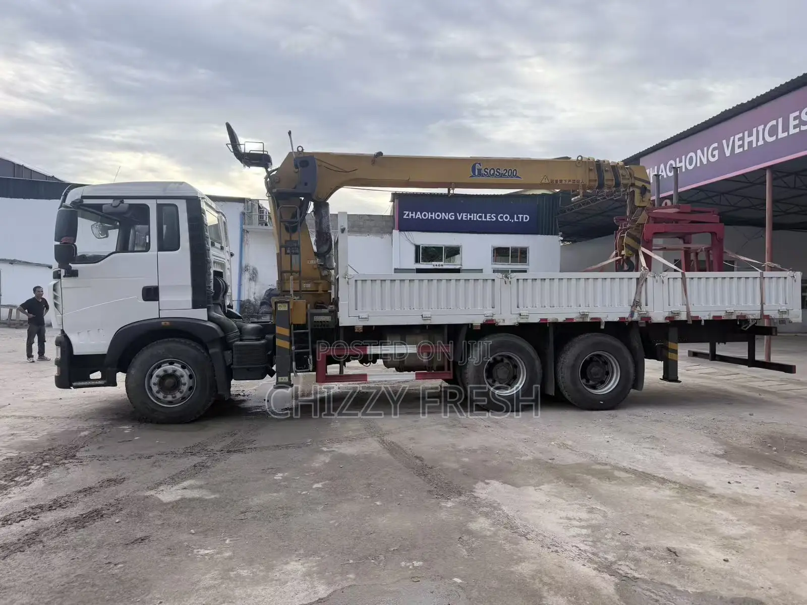 8-Ton Howo Chassis Truck Crane