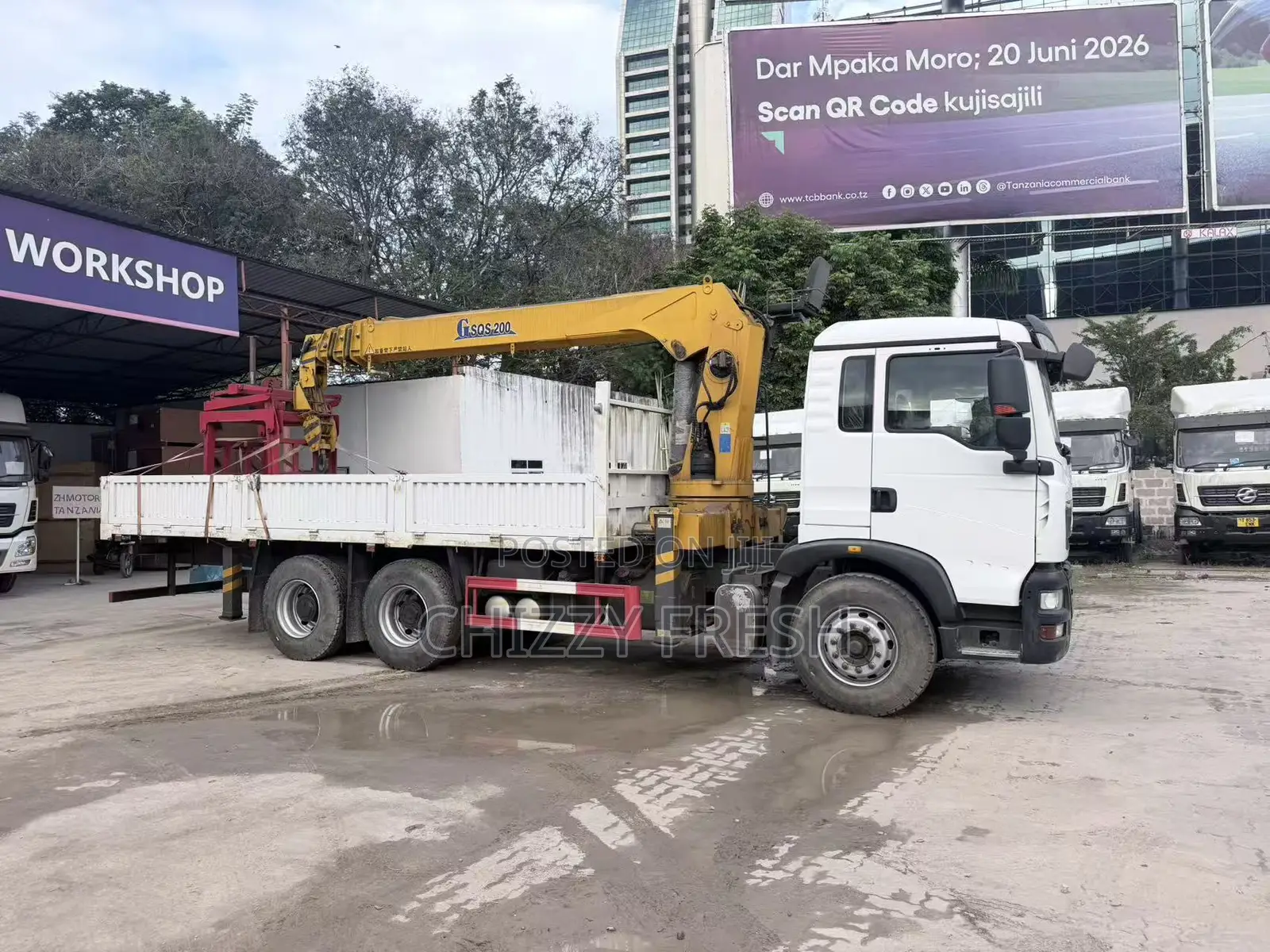 8-Ton Howo Chassis Truck Crane